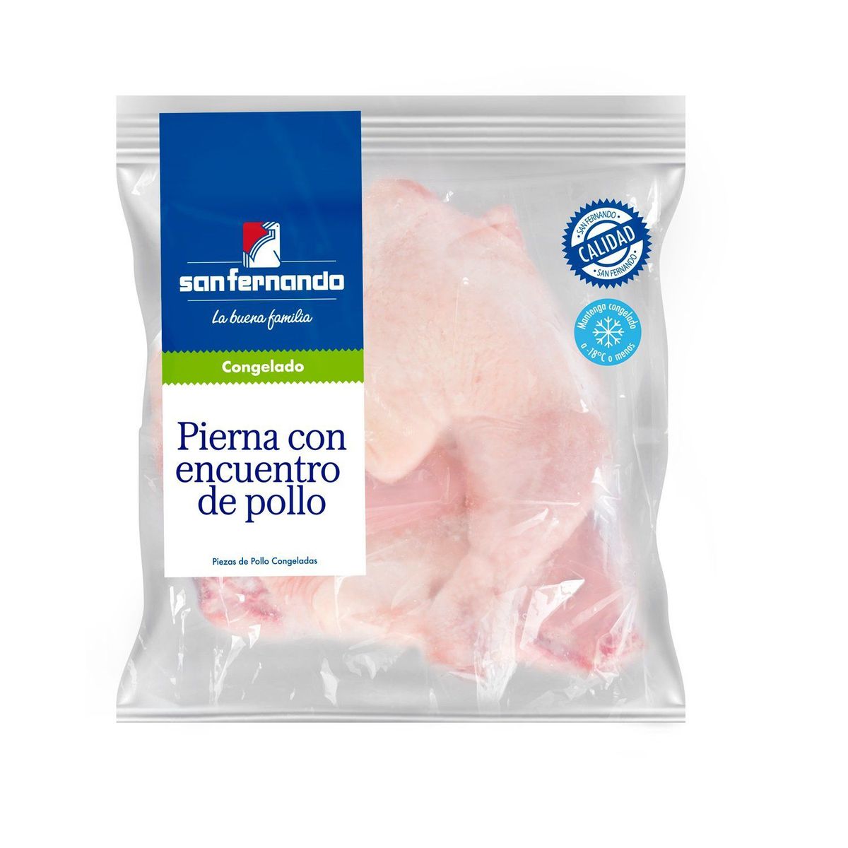 SAN FERNANDO - Pierna Con Encuentro De Pollo Congelado San Fernando
