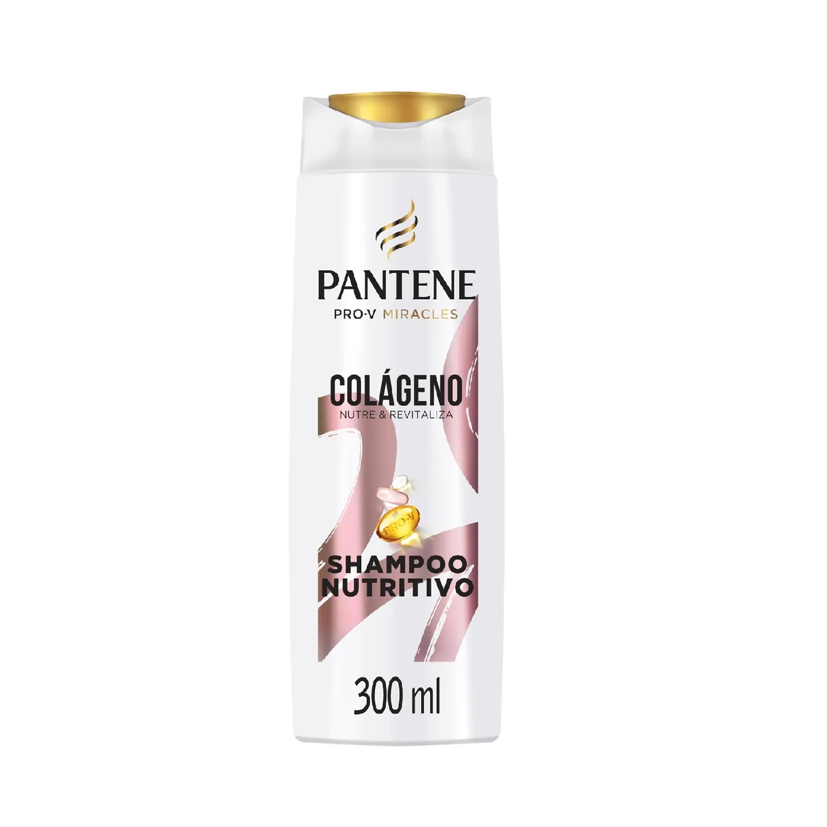 PANTENE - Shampoo Pantene Miracles Nutritivo Colágeno Botella 300 mL