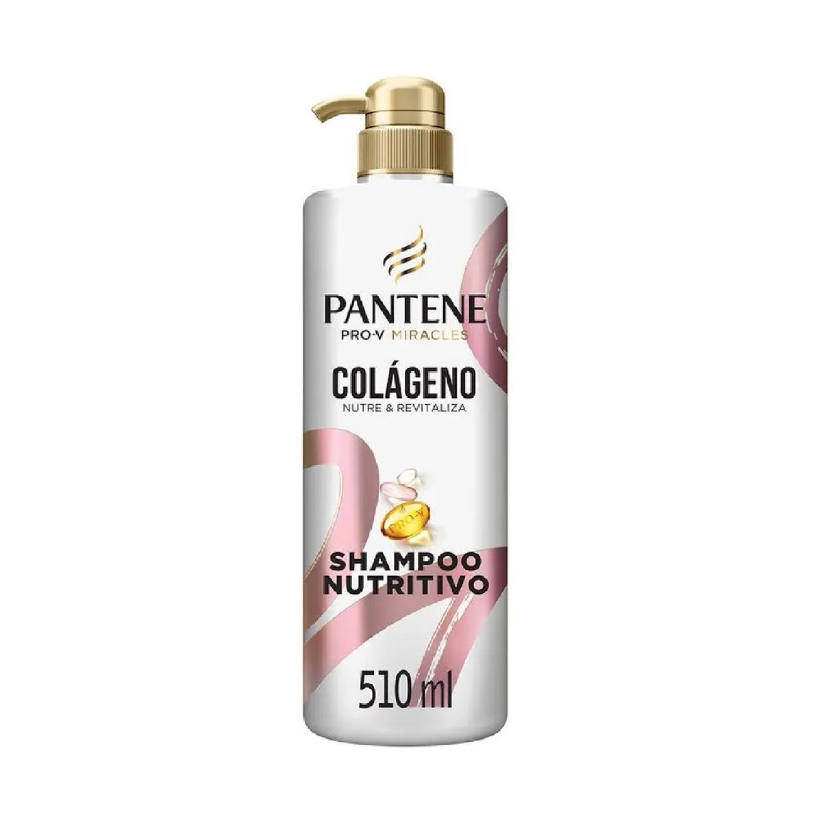 PANTENE - Shampoo Pantene Miracles Nutritivo Colágeno Botella 510 mL