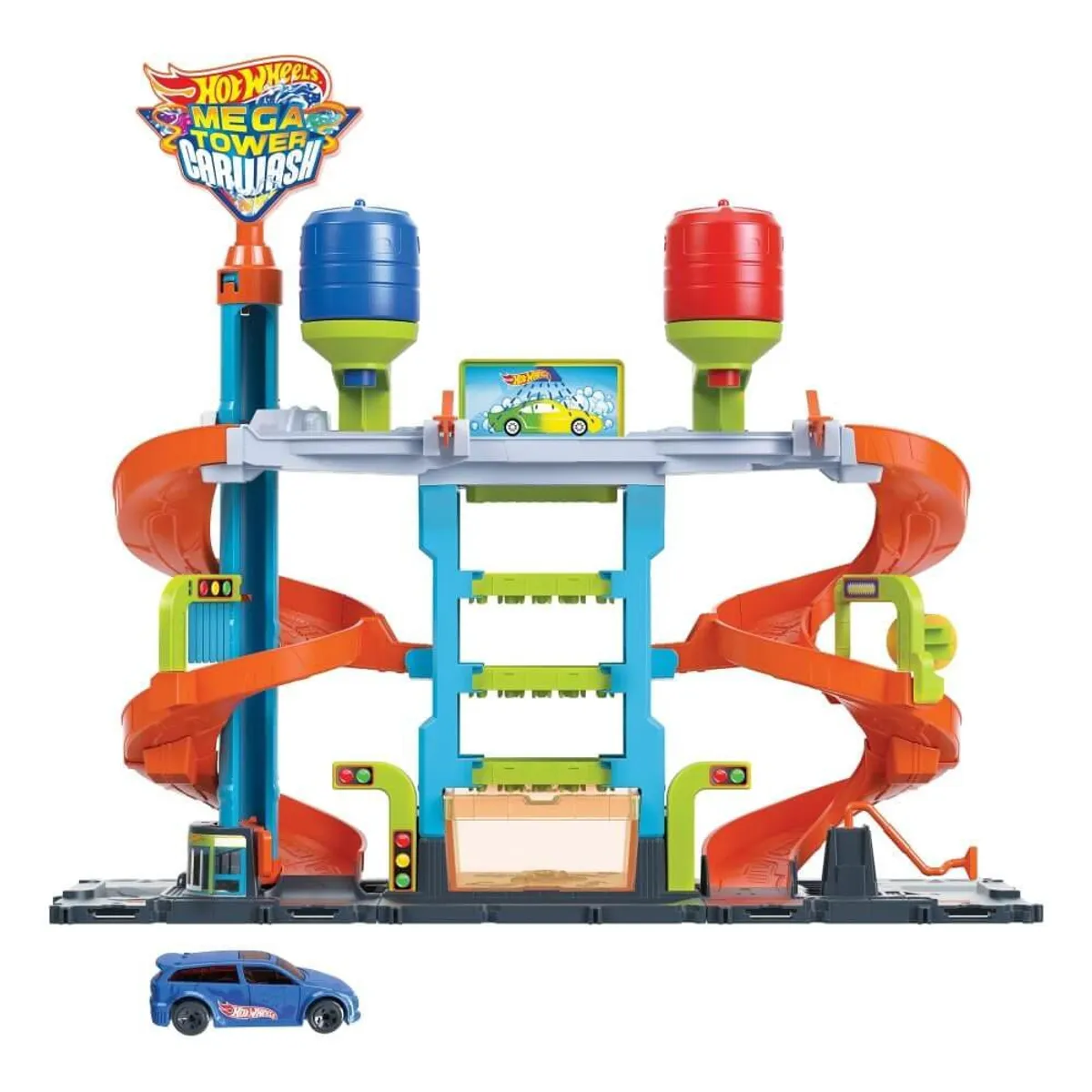 HOT WHEELS - Hot Wheels Autolavado Mega Torre