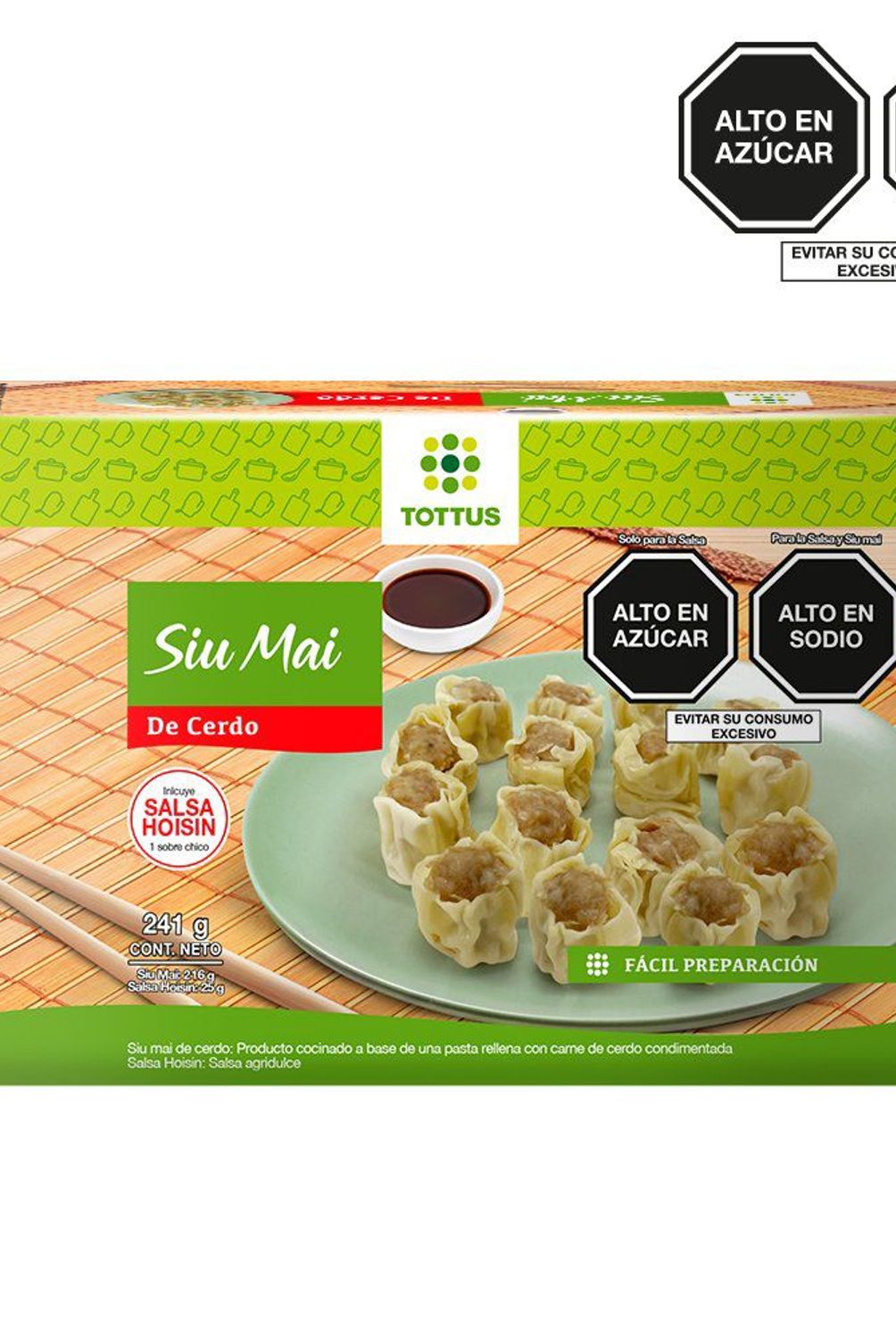 TOTTUS - Siu Mai de Cerdo Tottus Caja 12 Und