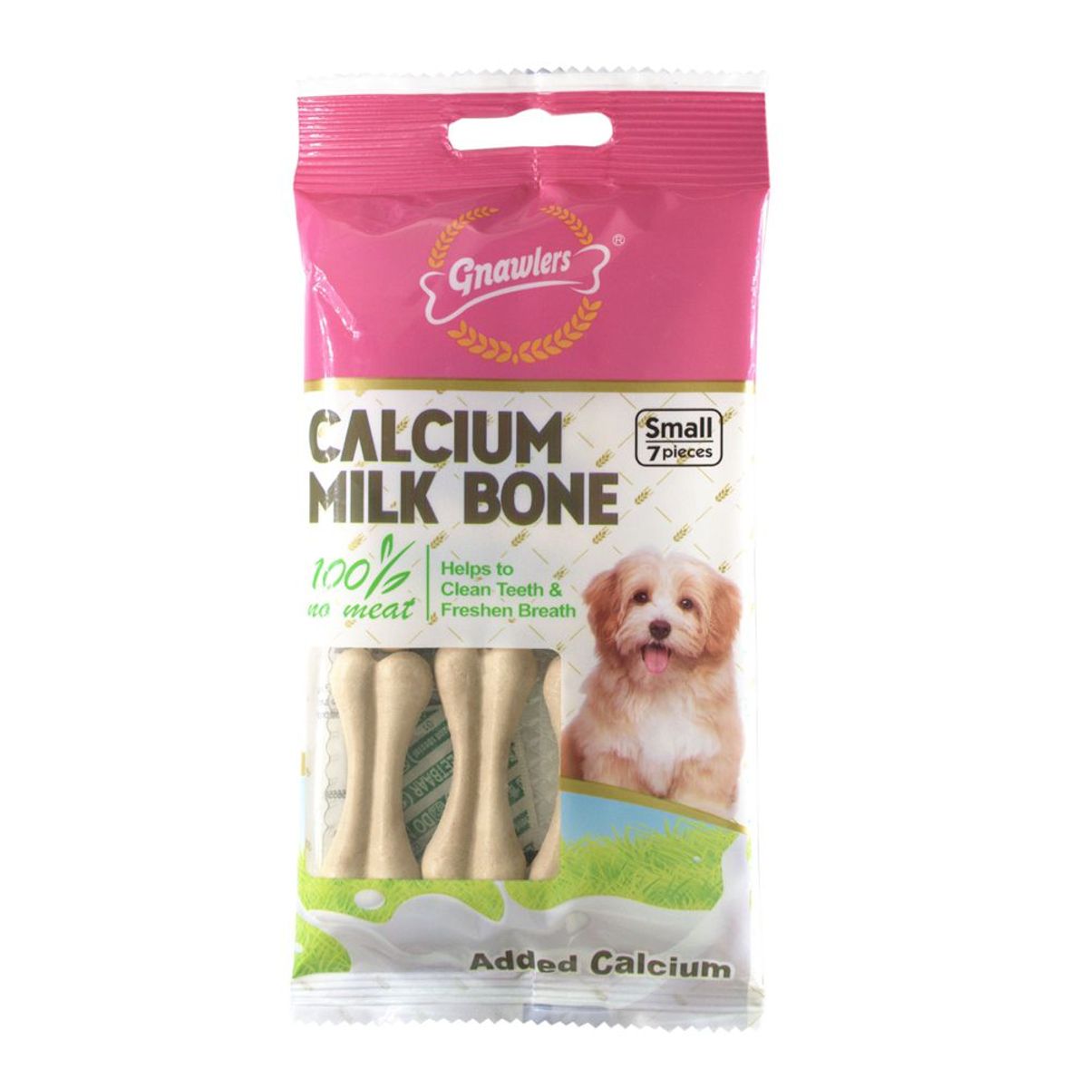 GNAWLERS - Snack Perros Gnawlers Hueso de Calcio Empaque 60 g