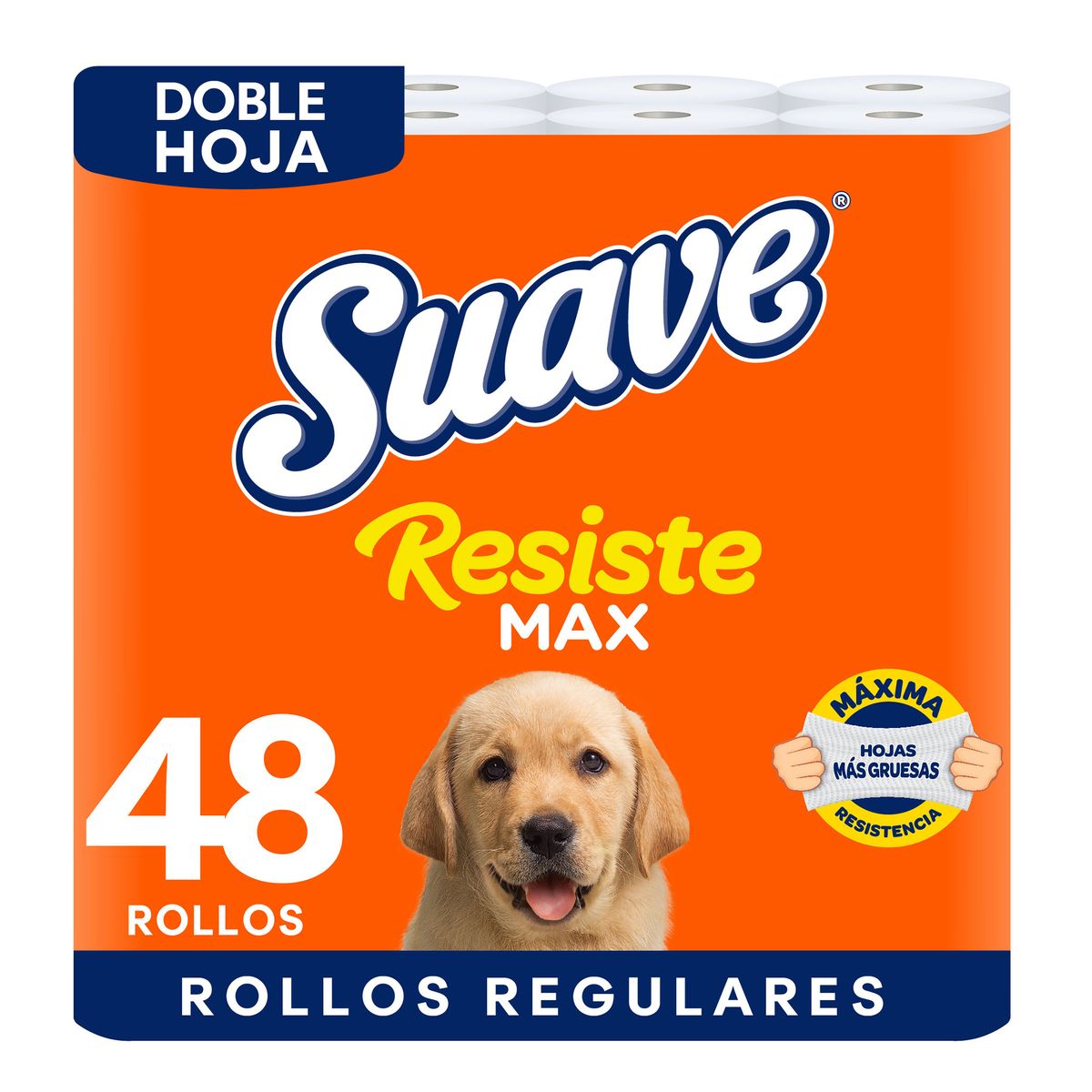SUAVE - Papel Higiénico Suave Resiste Max Empaque 48 Und