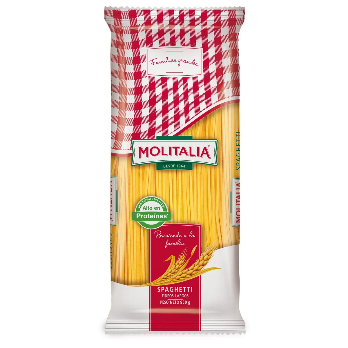 MOLITALIA - Fideos Spaghetti Molitalia Bolsa 950 g