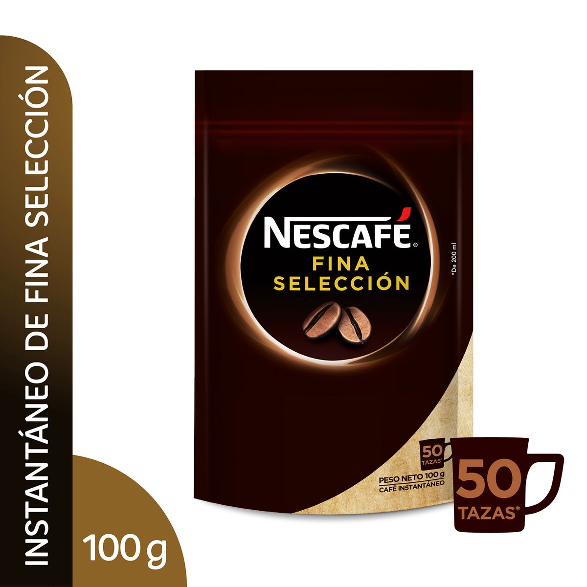 NESCAFE - Café Instantáneo Nescafe Fina Selección Doypack 100 g