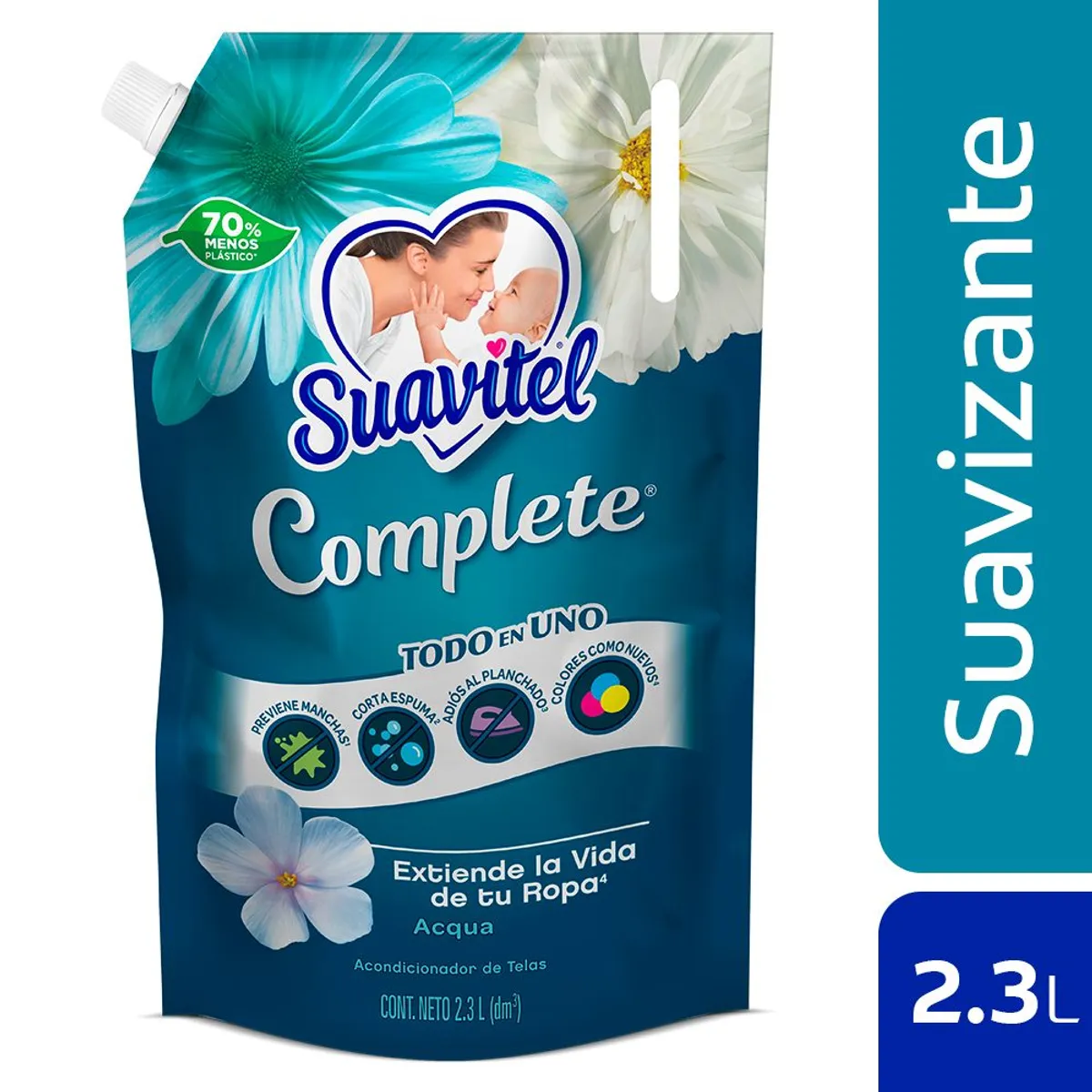 SUAVITEL - Suavizante Suavitel Complete Acqua Doypack 2.3 L