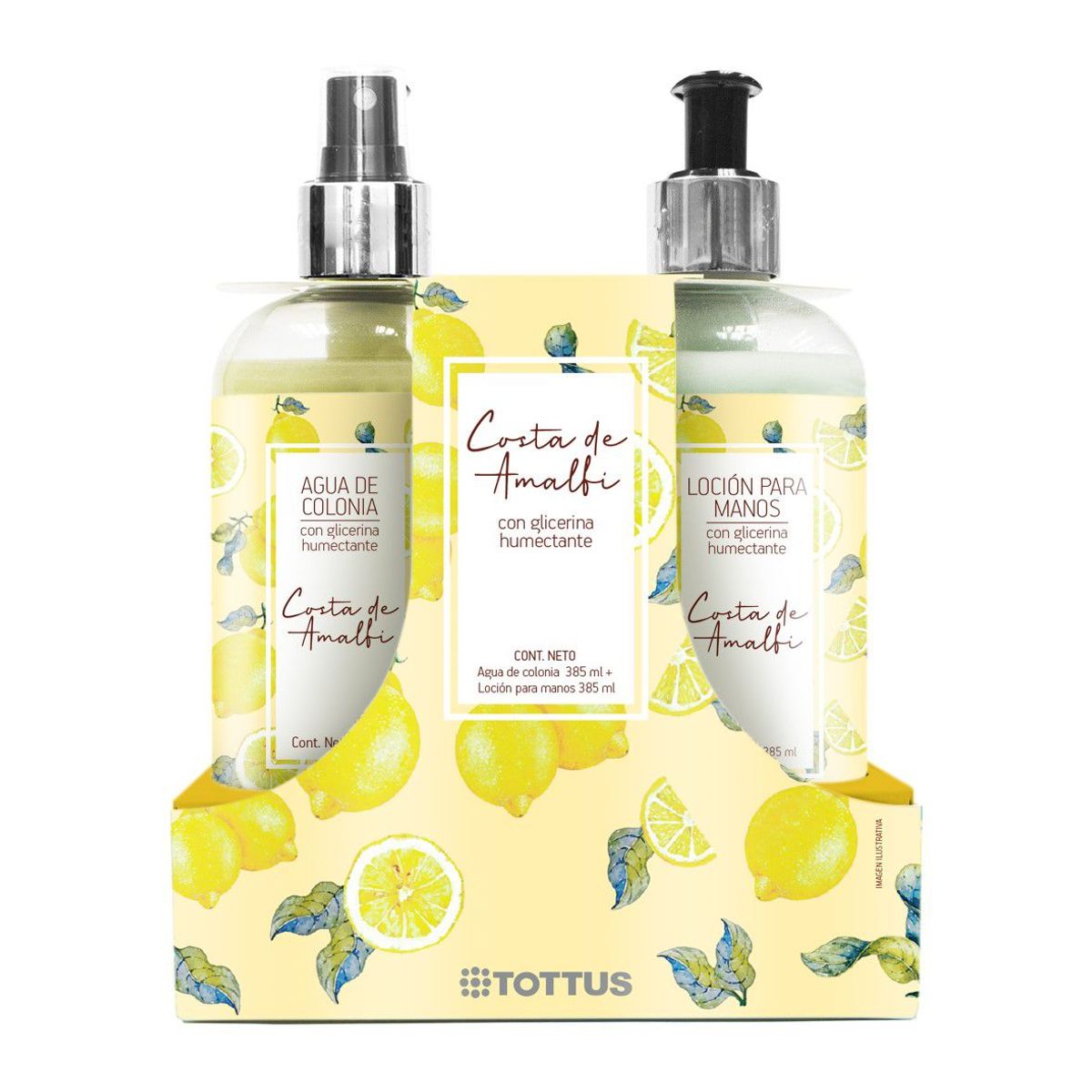 TOTTUS - Set Colonia Tottus Costa de Amalfi 385 mL + Crema de Manos 385 g
