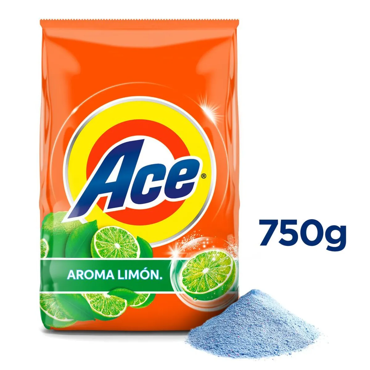 ACE - Detergente en Polvo Ace Limón Bolsa 750 g