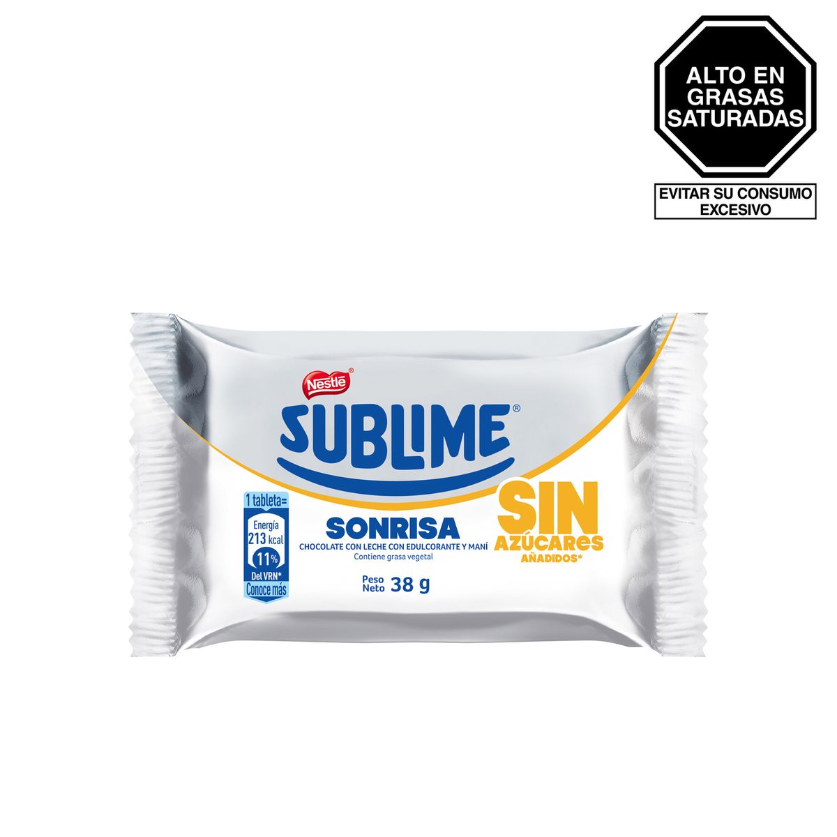 SUBLIME - Chocolate Sublime Sin Azúcar Pack 12 Und