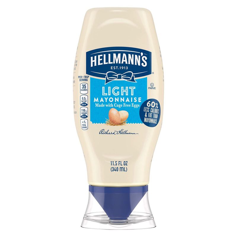 HELLMANNS - Mayonesa Hellmanns Squeeze Regular Envase 340 g