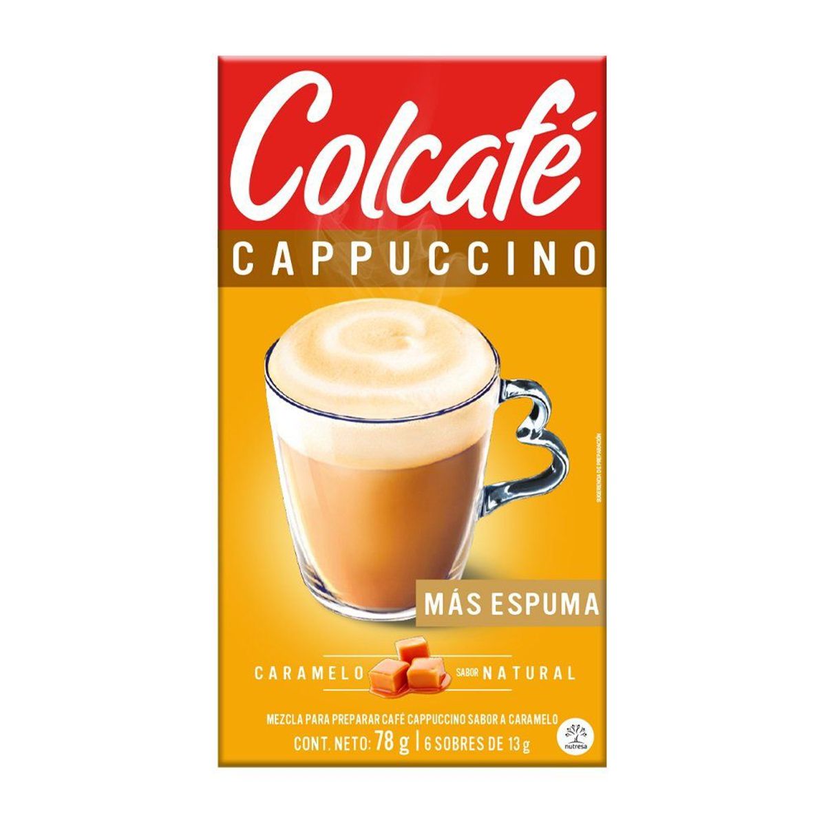COLCAFE - Café Colcafé Capuccino Caramelo Caja 6 Und