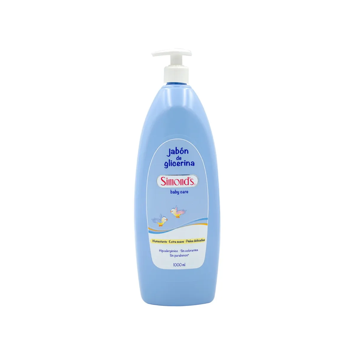 SIMONDS - Jabón de Glicerina Bebé Simonds Humectante Botella 1 L