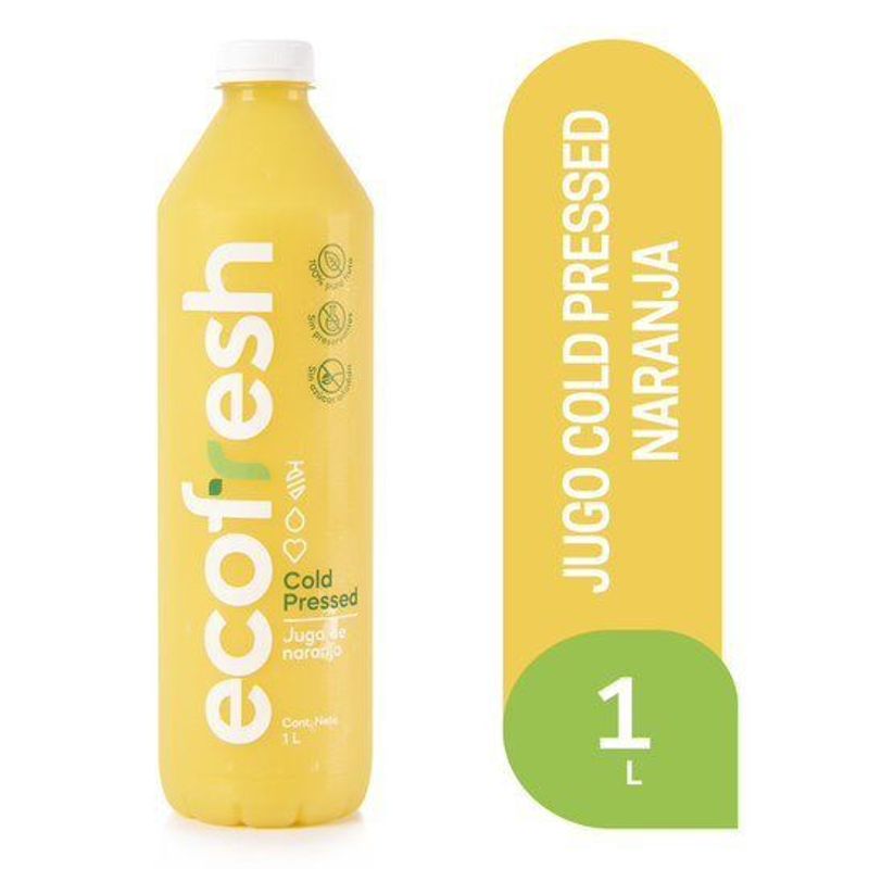 ECOFRESH - Jugo Cold Pressed Naranja