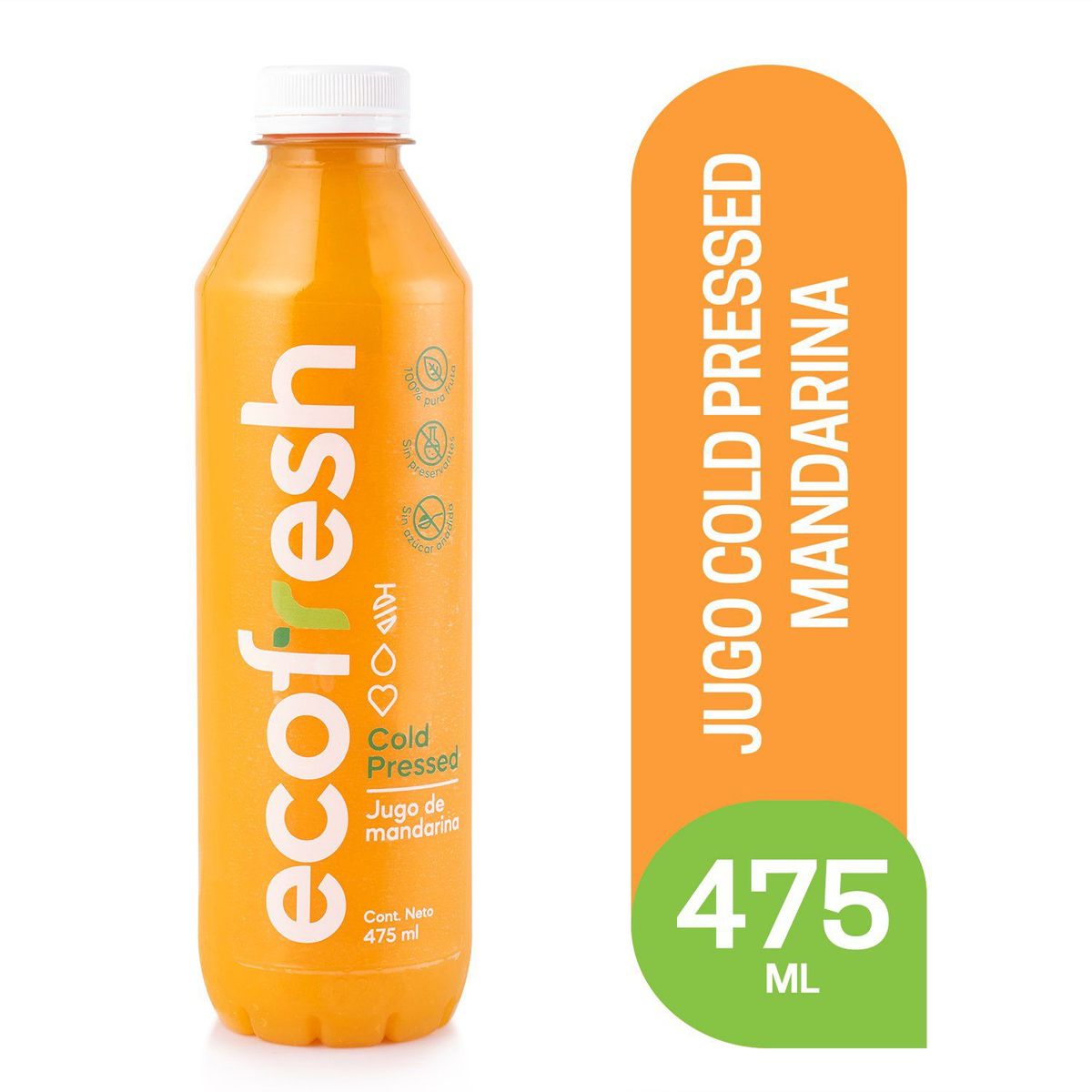 ECOFRESH - Jugo Cold Pressed Mandarina
