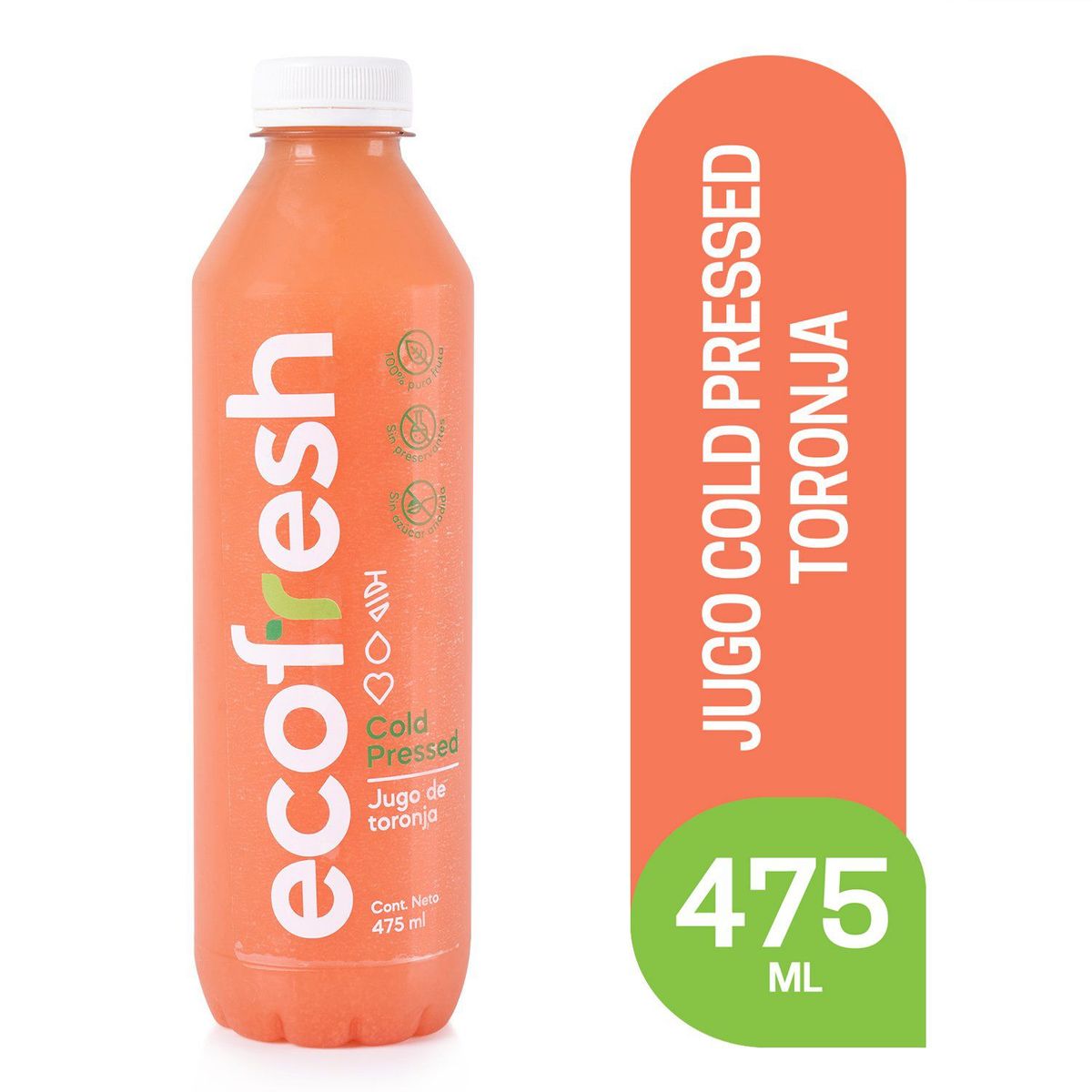 ECOFRESH - Jugo Cold Pressed Toronja