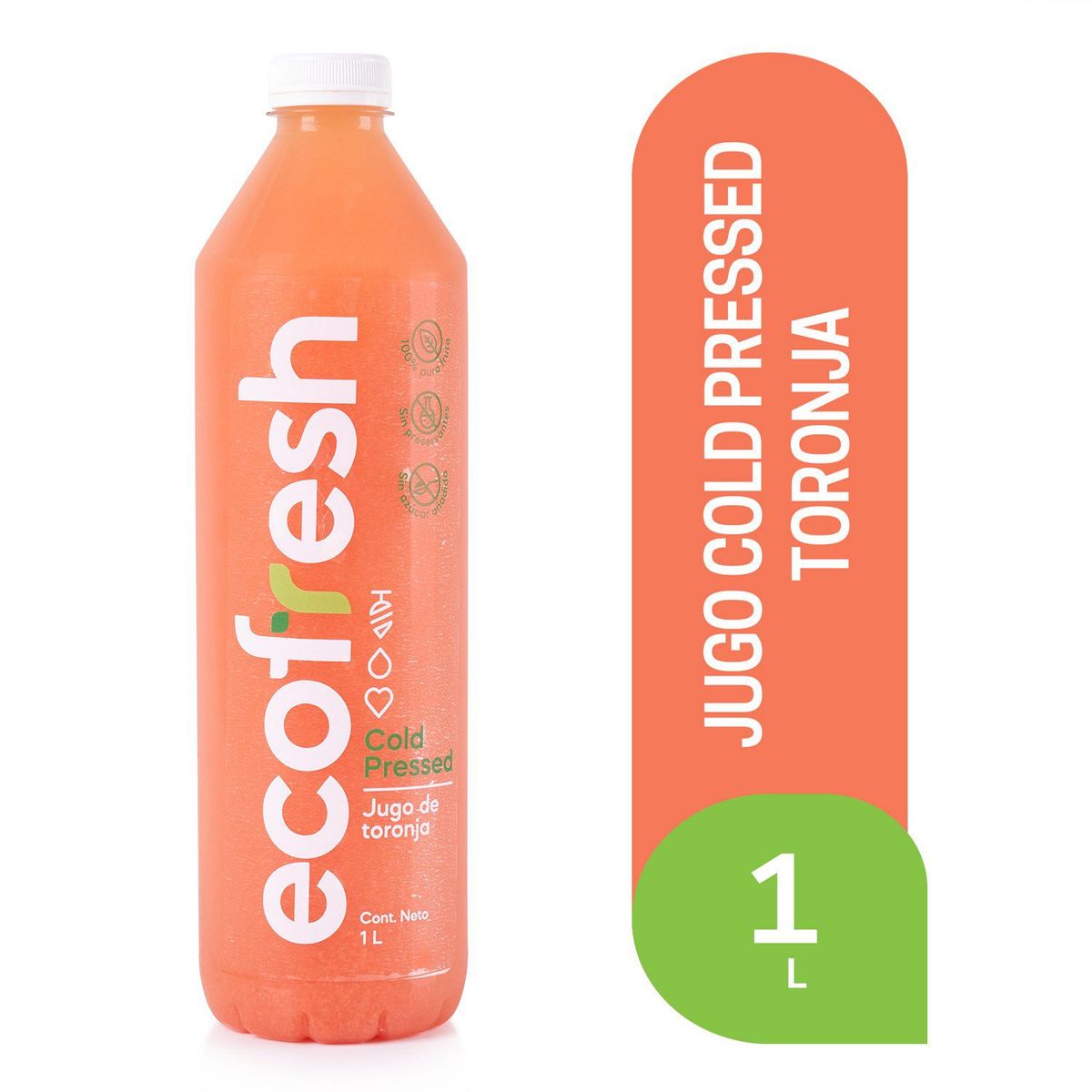 ECOFRESH - Jugo Cold Pressed Toronja