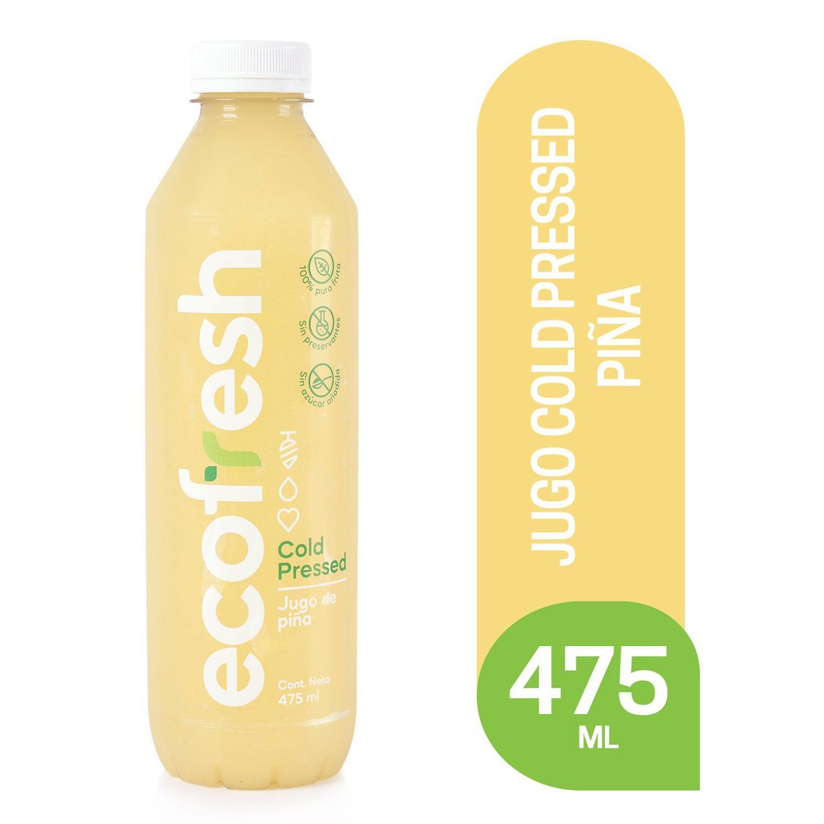 ECOFRESH - Jugo Cold Pressed Piña