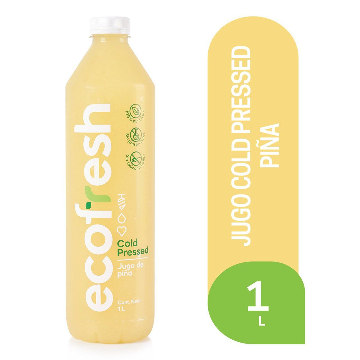 ECOFRESH - Jugo Cold Pressed Piña