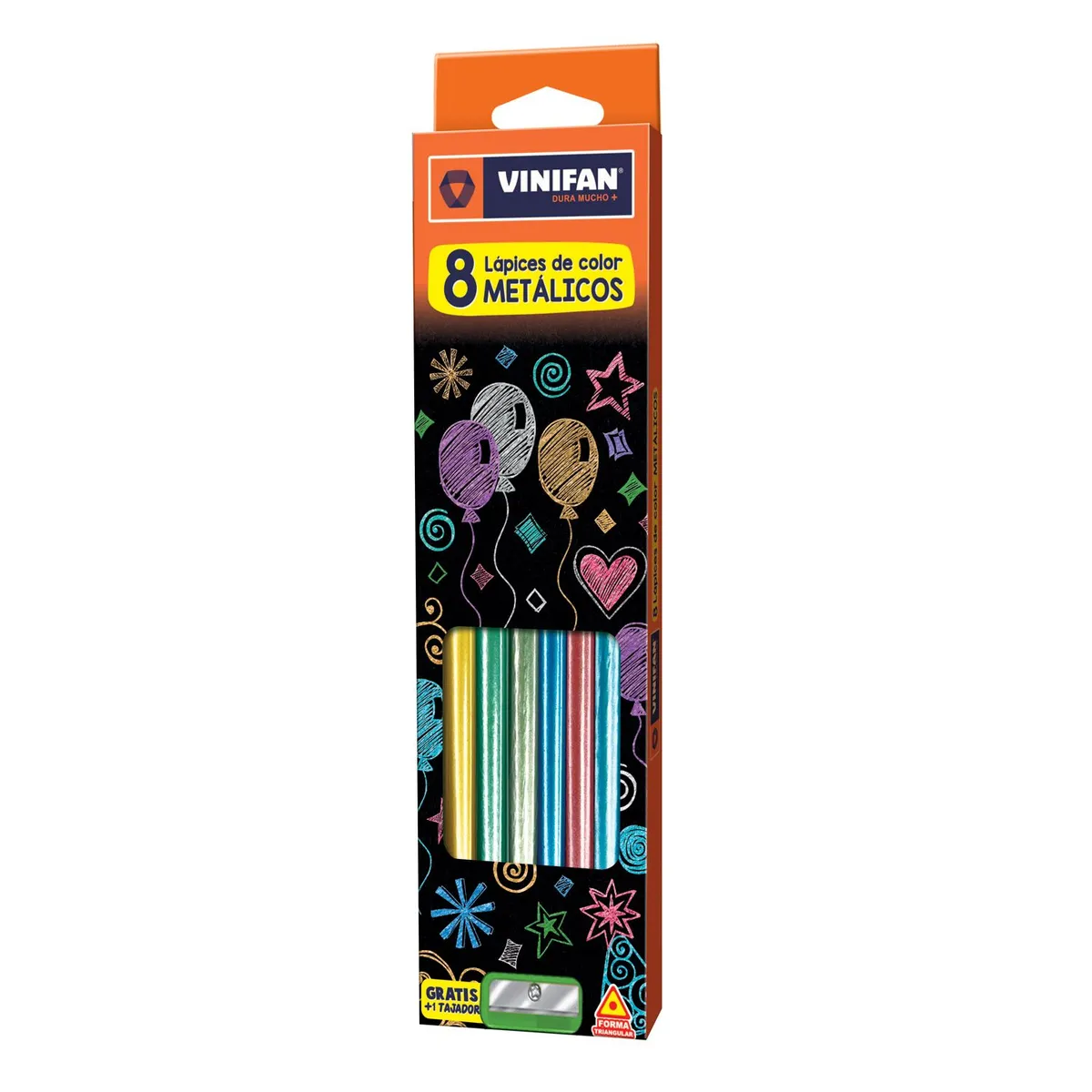 VINIFAN - Colores Vinifan Metálicos Caja 8 Und