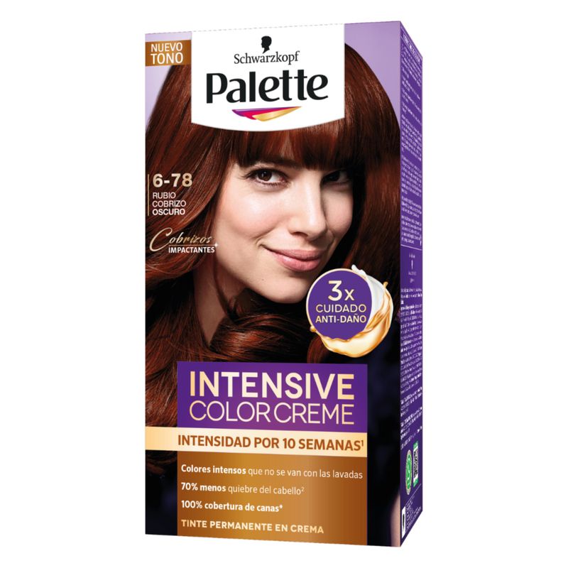 PALETTE COLOR CREAM - Tinte Palette Color Cream 6-78 Rubio Cobrizo Oscuro