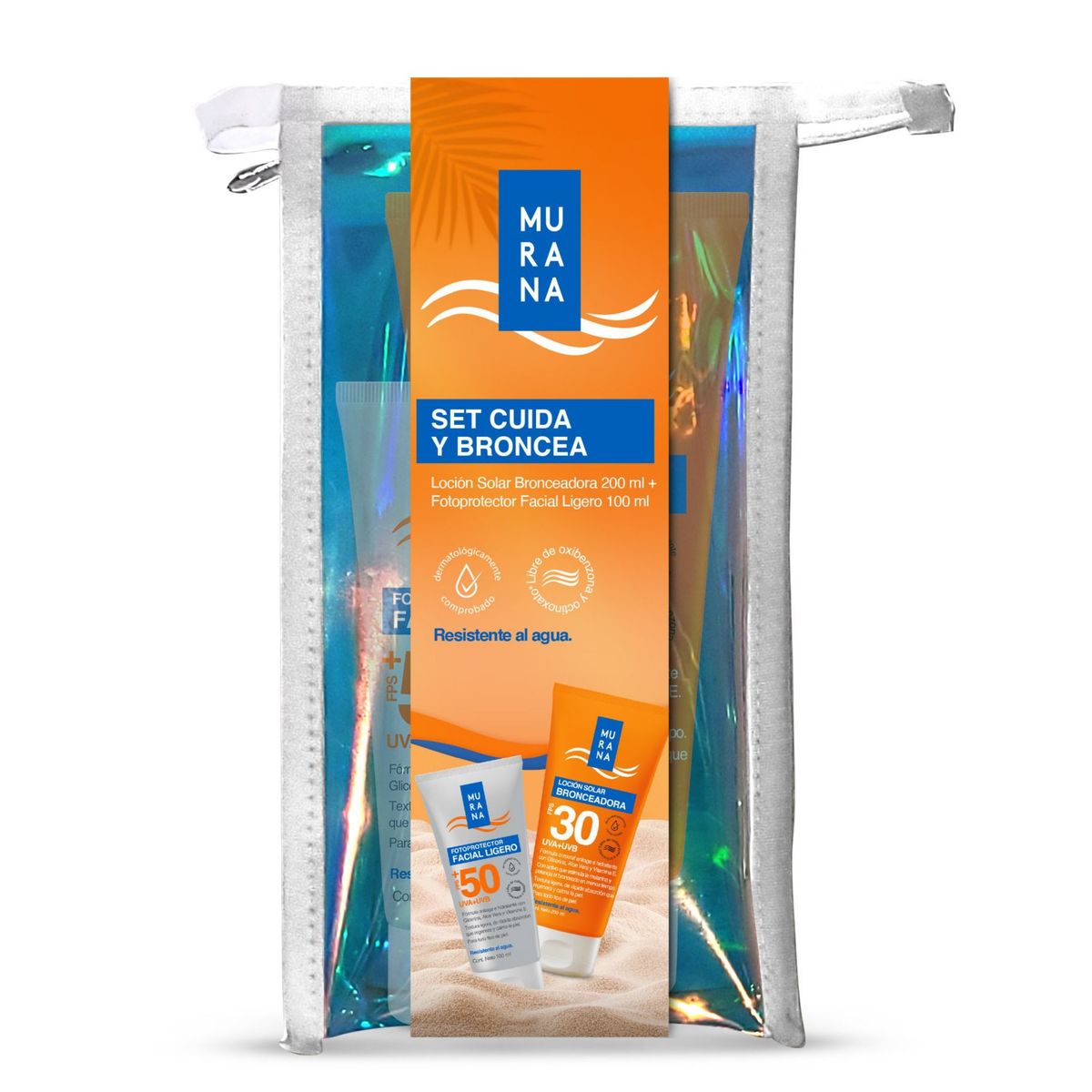 MURANA - Pack Solar Murana Protector Facial Ligero + Loción Bronceadora