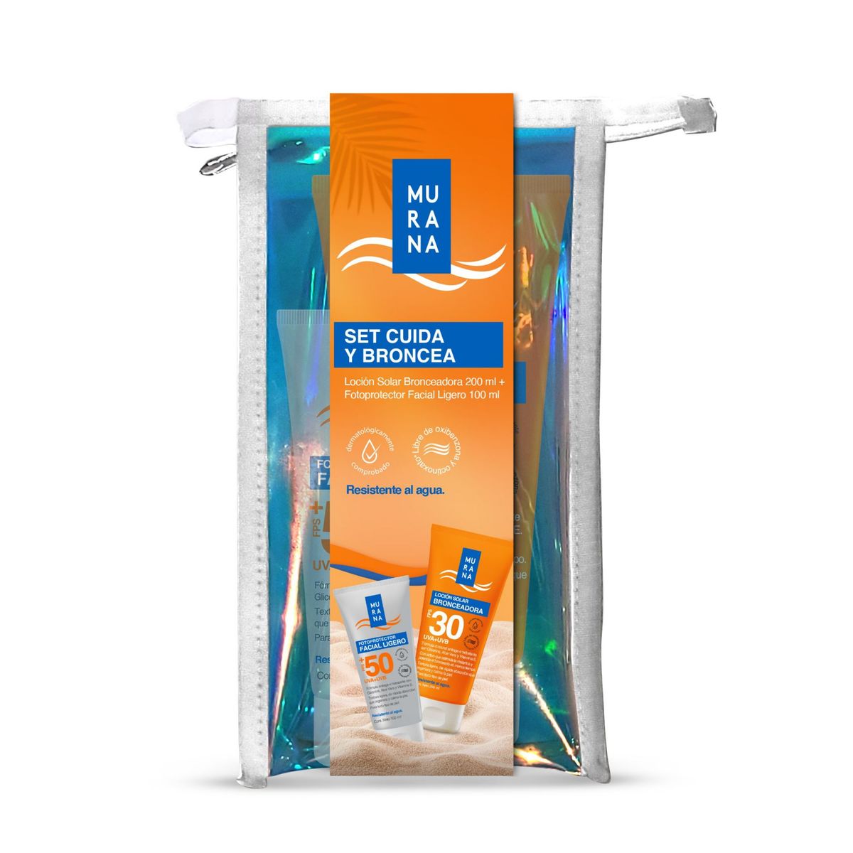 MURANA - Pack Solar Murana Protector Facial Ligero + Loción Bronceadora