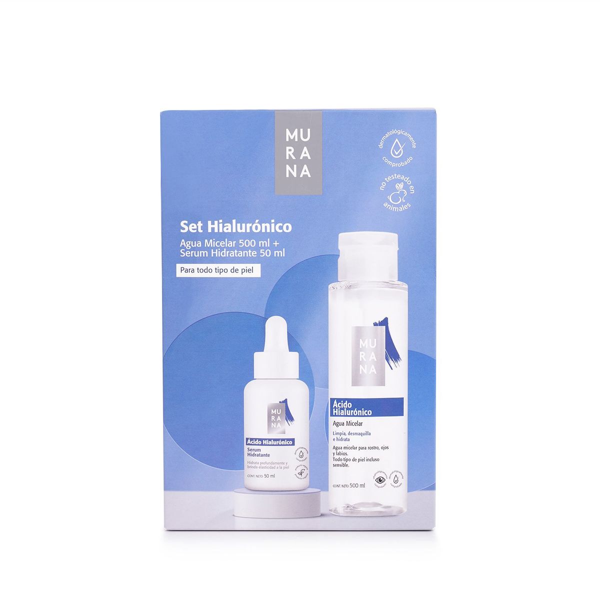 MURANA - Pack Murana Agua Micelar + Serum Ácido Hialurónico