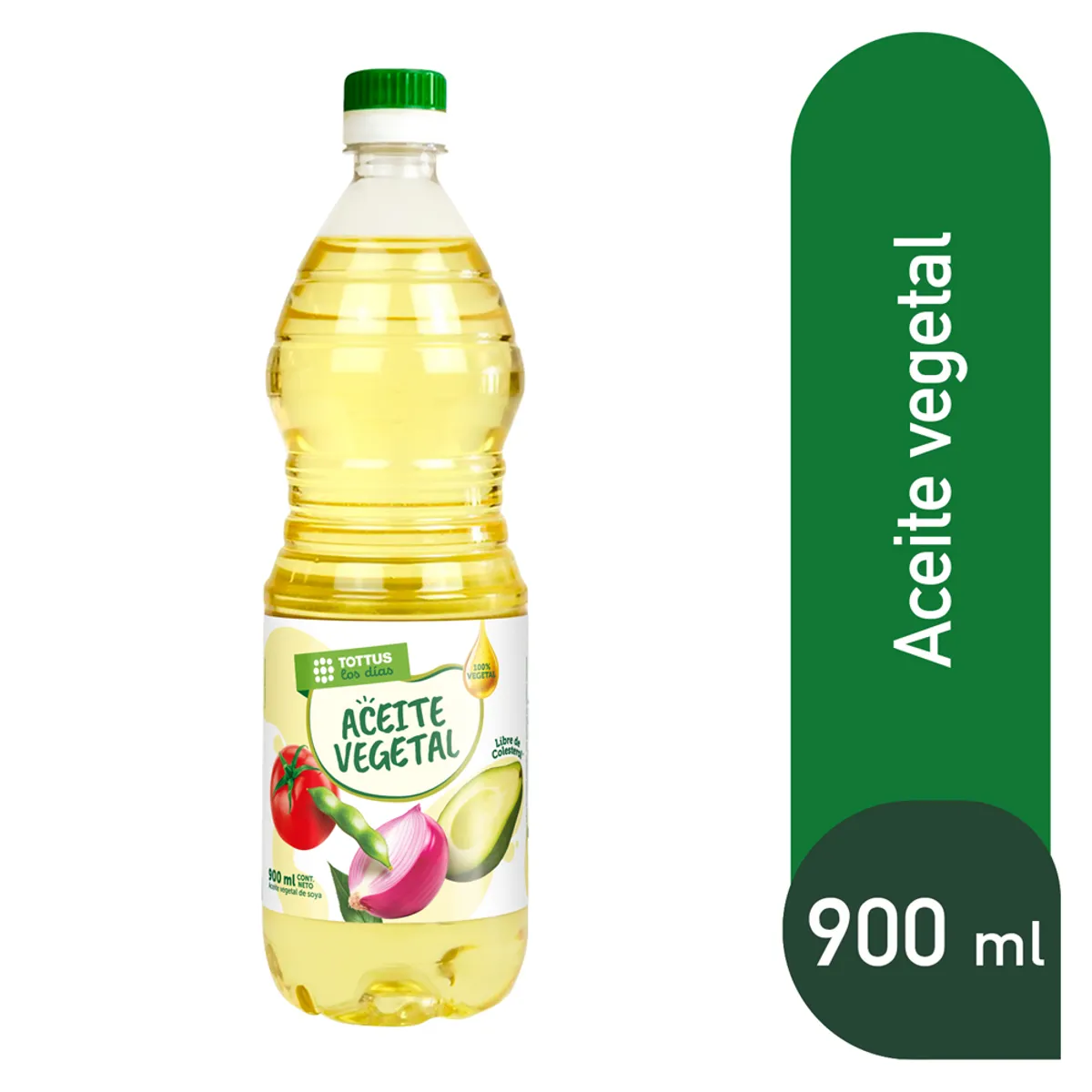TOTTUS - Aceite Vegetal Tottus Botella 900 mL