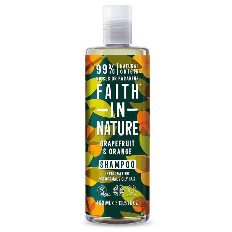  - Shampoo Faith In Nature Gapefruit And Orange Botella 400 mL