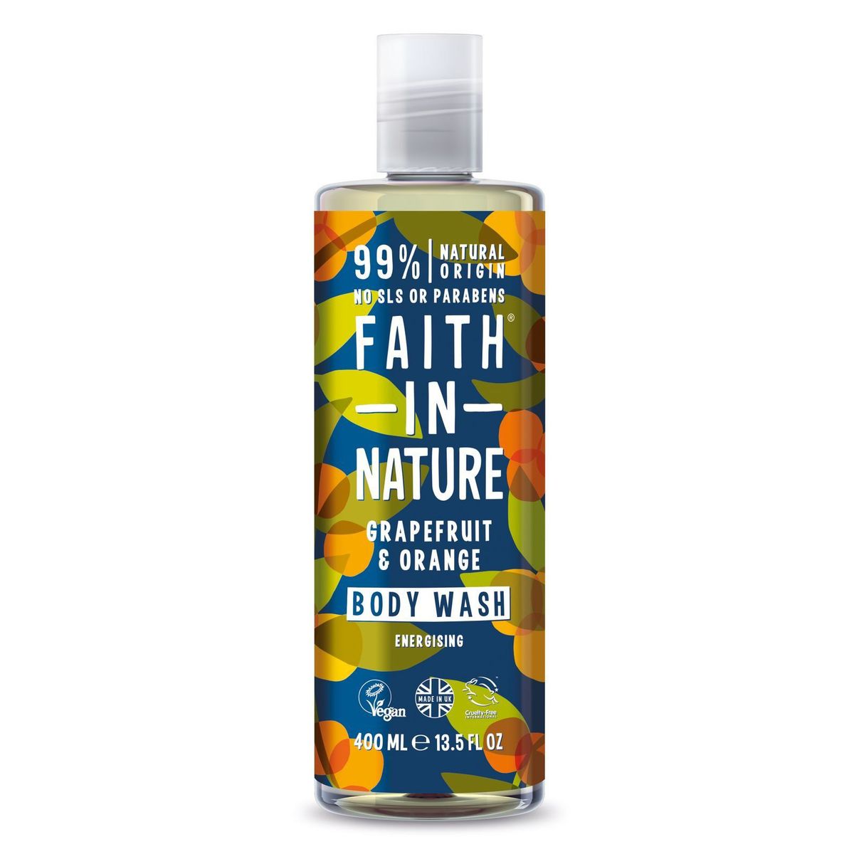 FAITH IN NATURE - Jabón Líquido Corporal Fine Apothecary Toronja y Naranja Envase 400 mL