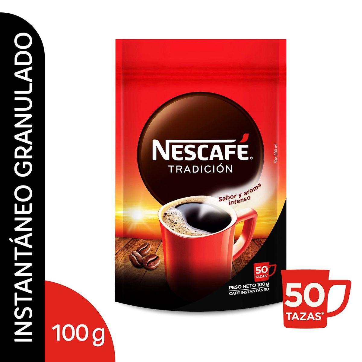 NESCAFE - Café Instantáneo Nescafe Tradición Doypack 100 g