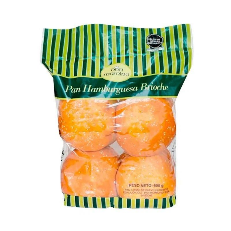 DON MAMINO - Pan de Hamburguesa Brioche Don Mamino Bolsa 600 g