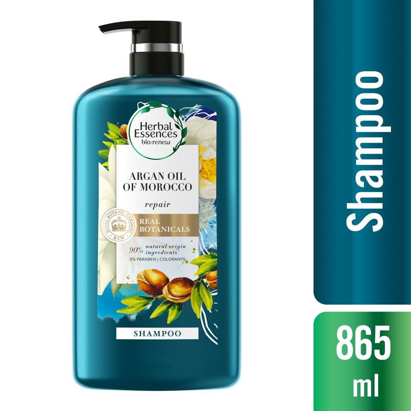 HERBAL ESSENCES - Shampoo Herbal Essences Bío Renew Aceite De Argan Botella 865 mL
