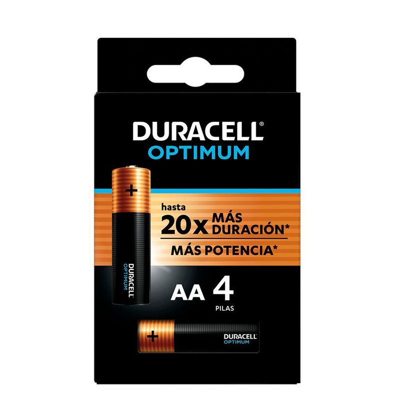 DURACELL - Pila Duracell Optimum Aa 4 Unidades