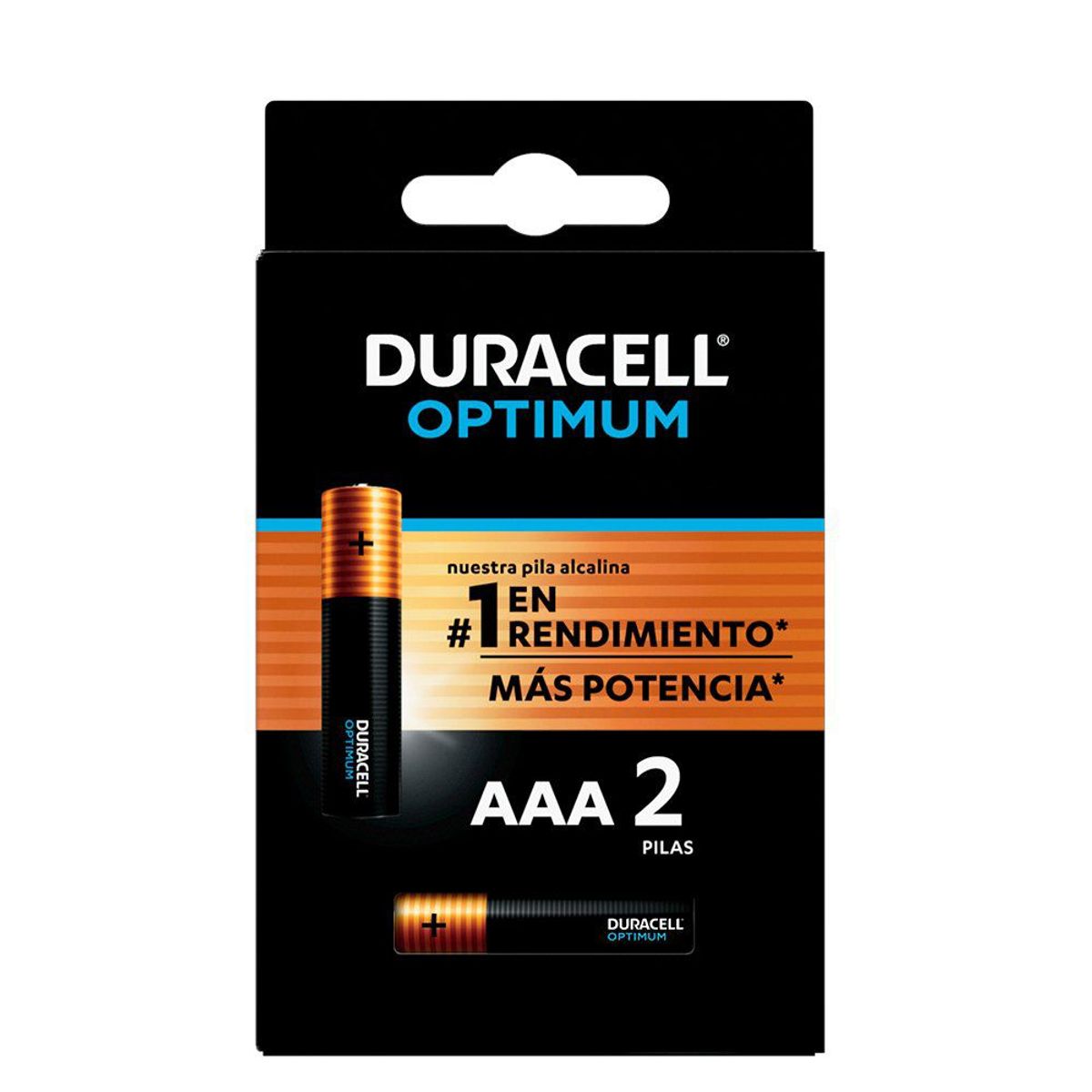 DURACELL - Pila Duracell Optimum Aaa 2 Unidades