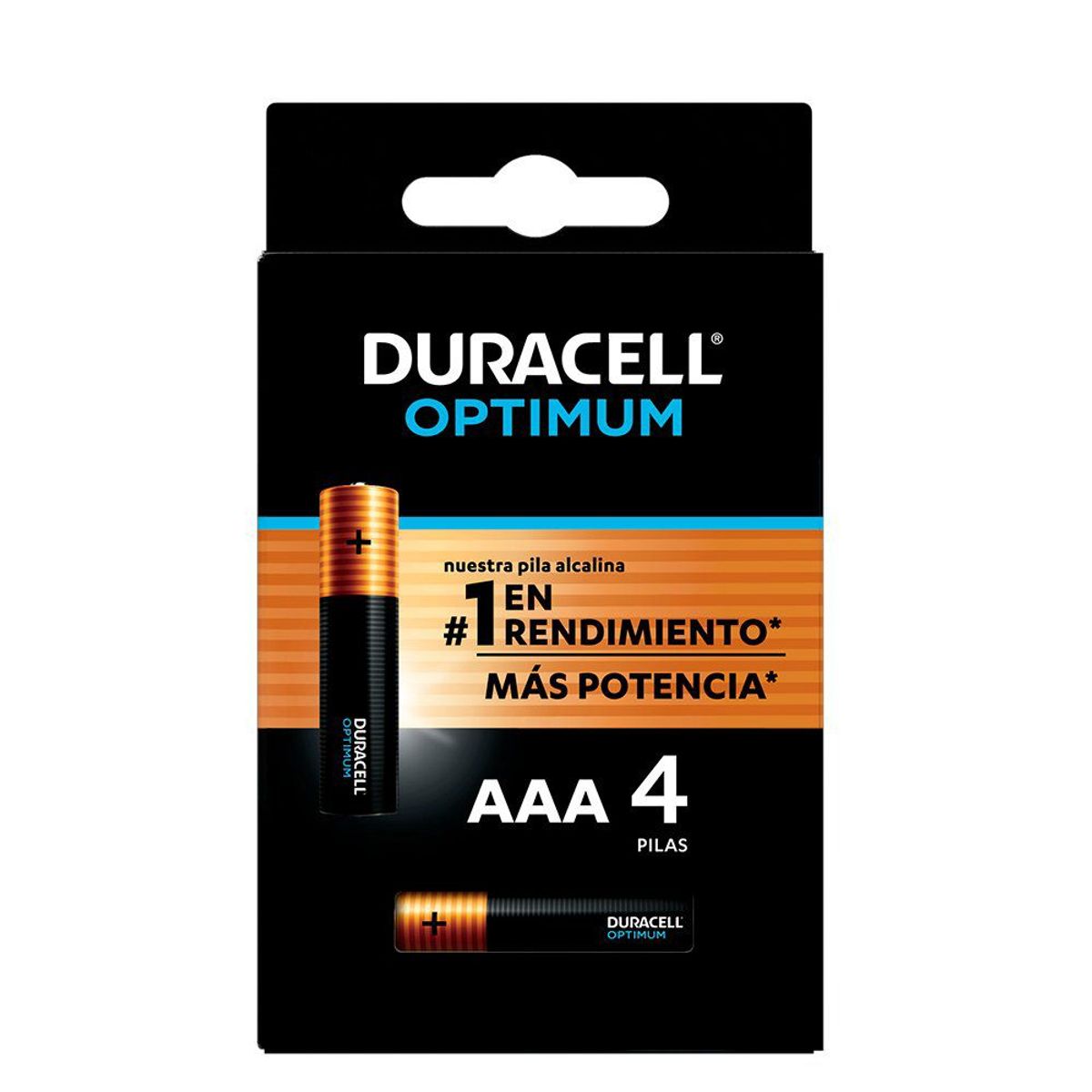 DURACELL - Pila Duracell Optimum Aaa 4 Unidades