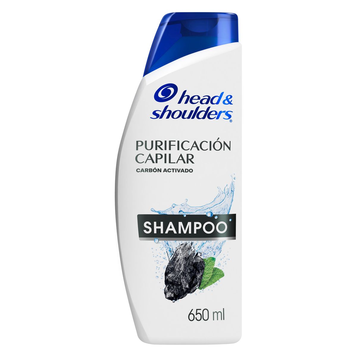 HEAD SHOULDERS - Shampoo Head & Shoulders Purificación Capilar Carbón Botella 650 mL