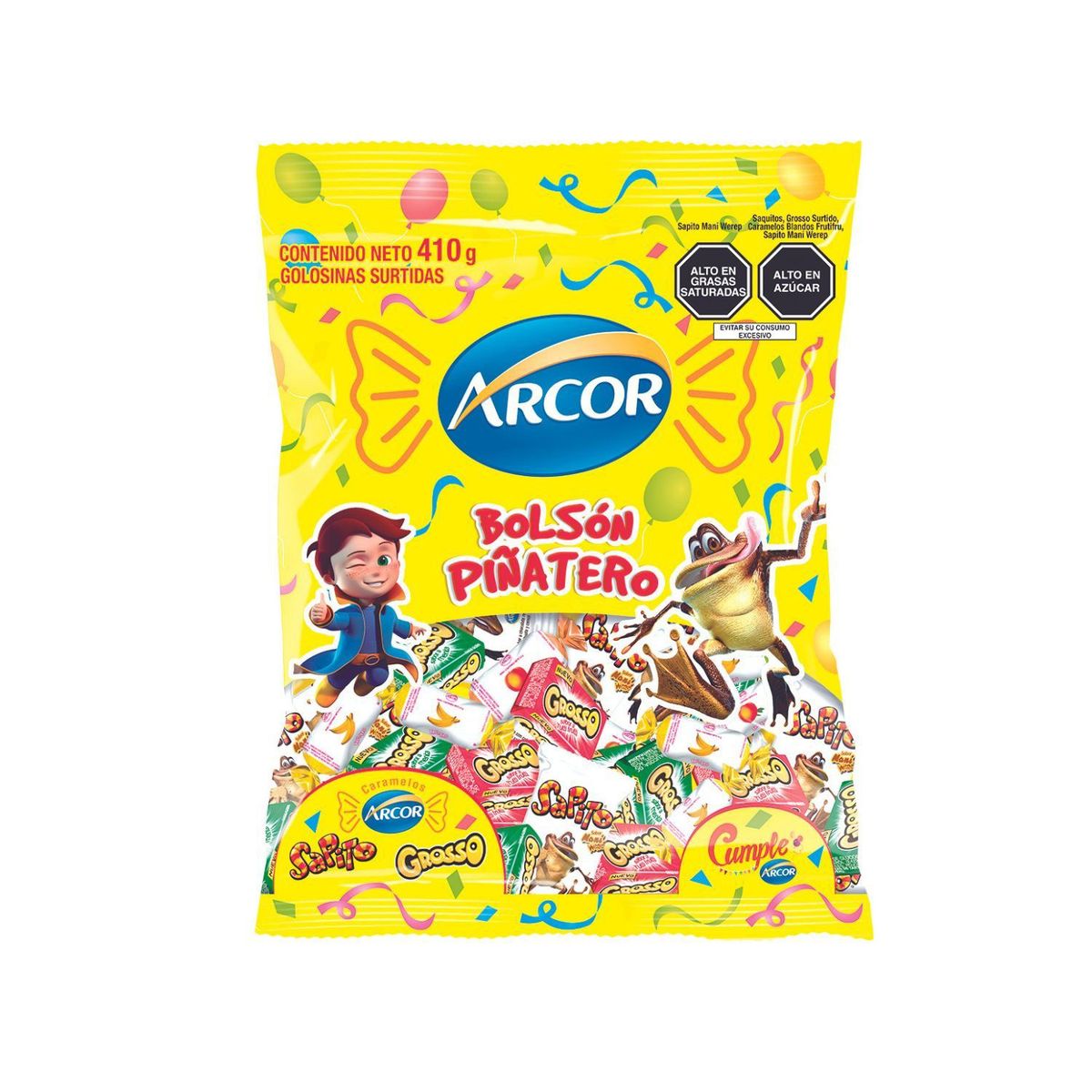 ARCOR - Golosinas Arcor Piñatero Bolsa 410 g