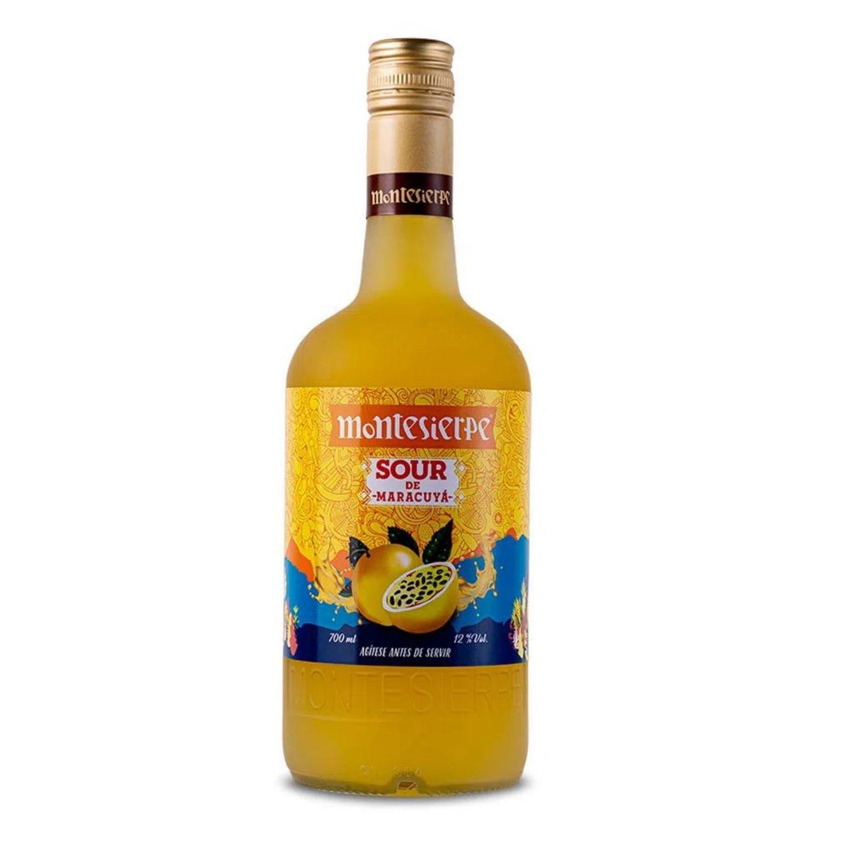 MONTESIERPE - Sour de Maracuyá Montesierpe Botella 700 mL