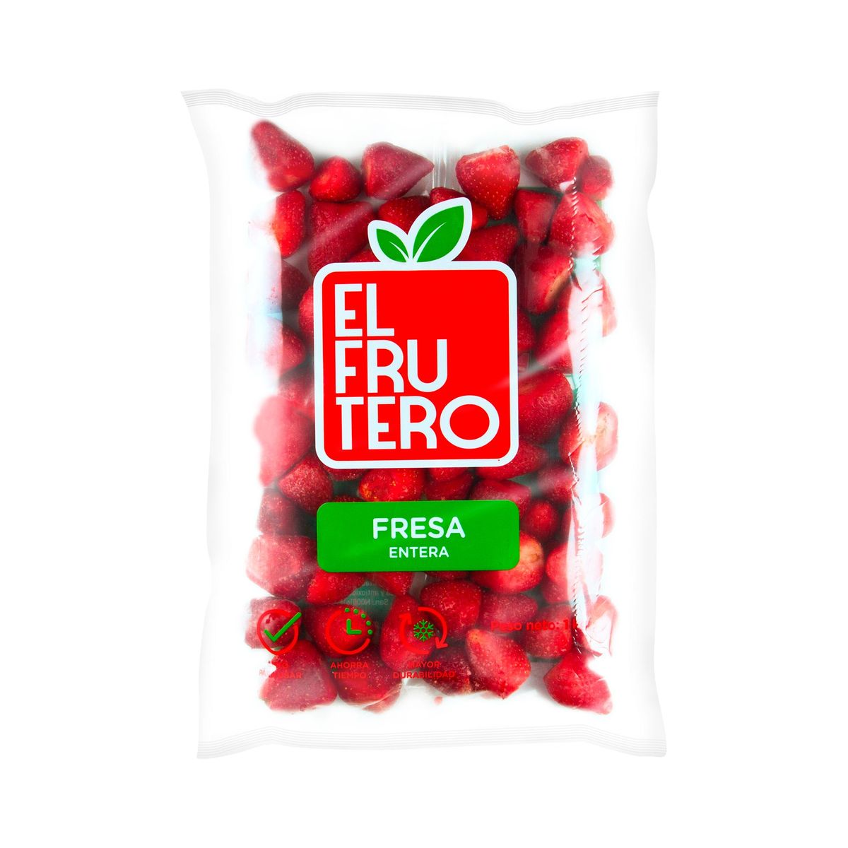 EL FRUTERO - Fresa Entera Congelada El Frutero Bolsa 1 Kg
