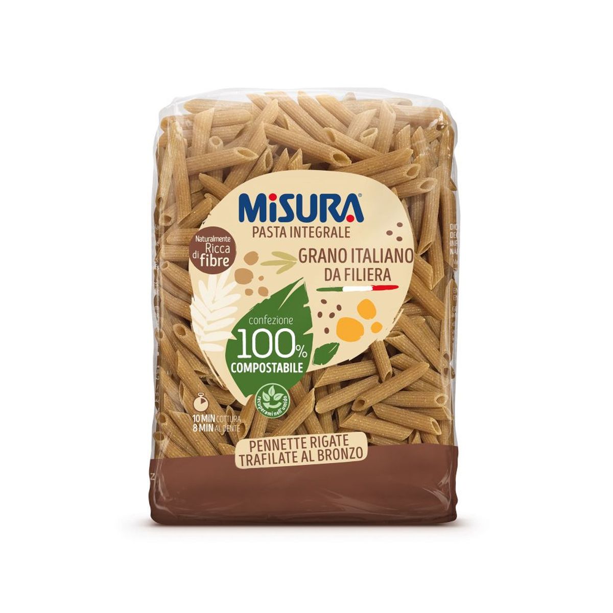 MISURA - Pasta Pennette Integral Misura Empaque 500 g