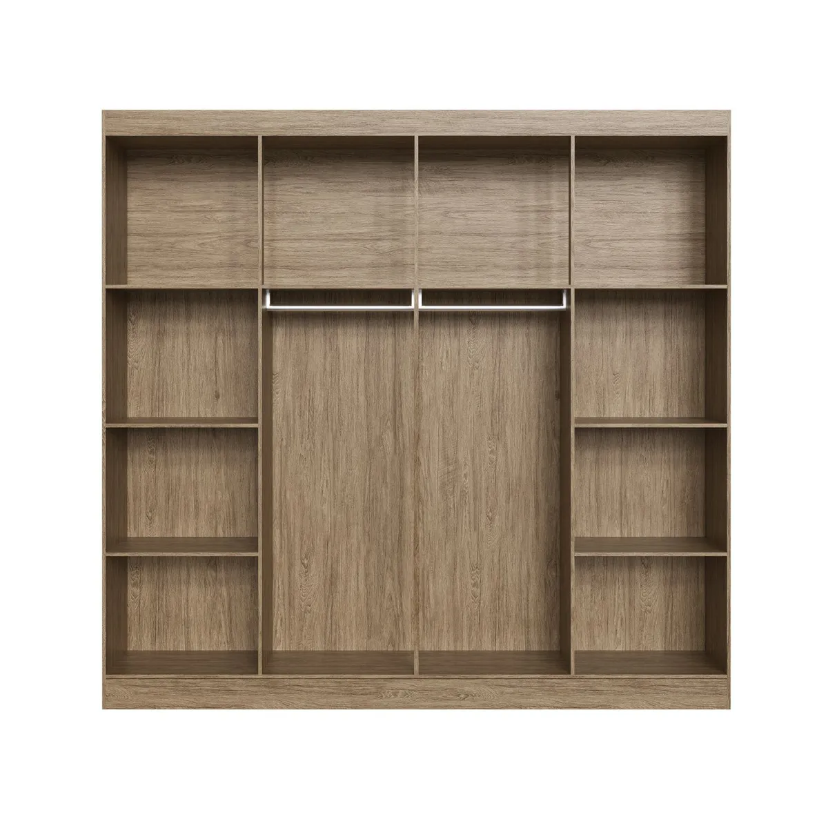 CASA JOVEN - Ropero 8 Puertas Avellana