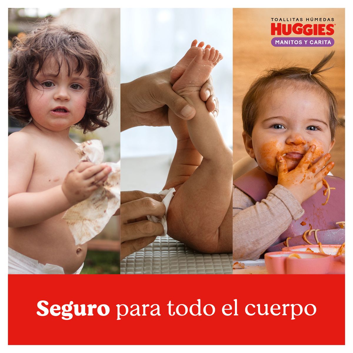 HUGGIES - Toallas Húmedas Manitos y Carita Huggies Empaque 48 Und
