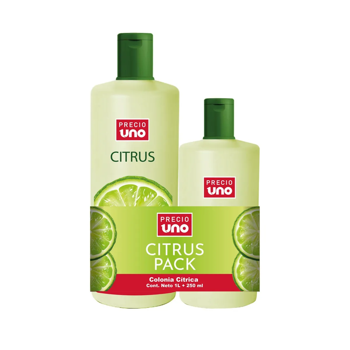 PRECIO UNO - Pack Colonia Cítrica Precio Uno 1 L + 250 mL