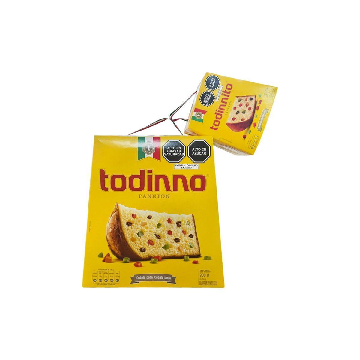 TODINNO - Panetón Todinno Caja 900 g + Todinnito 85 g