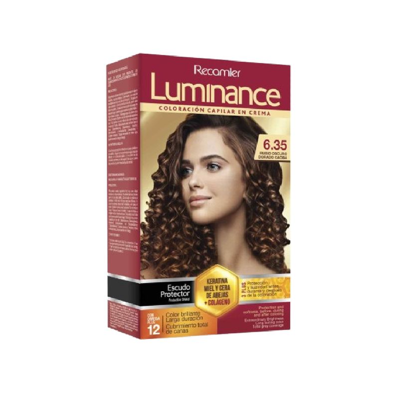 LUMINANCE - Kit  Tinte Para Cabello Luminance 6.35 Rubio Oscuro Dorado Caoba