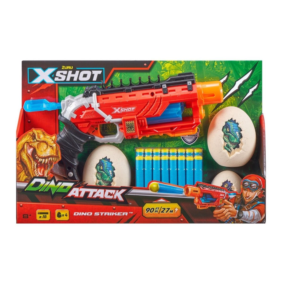 X-SHOT - Lanzador de Dardos Dino Striker