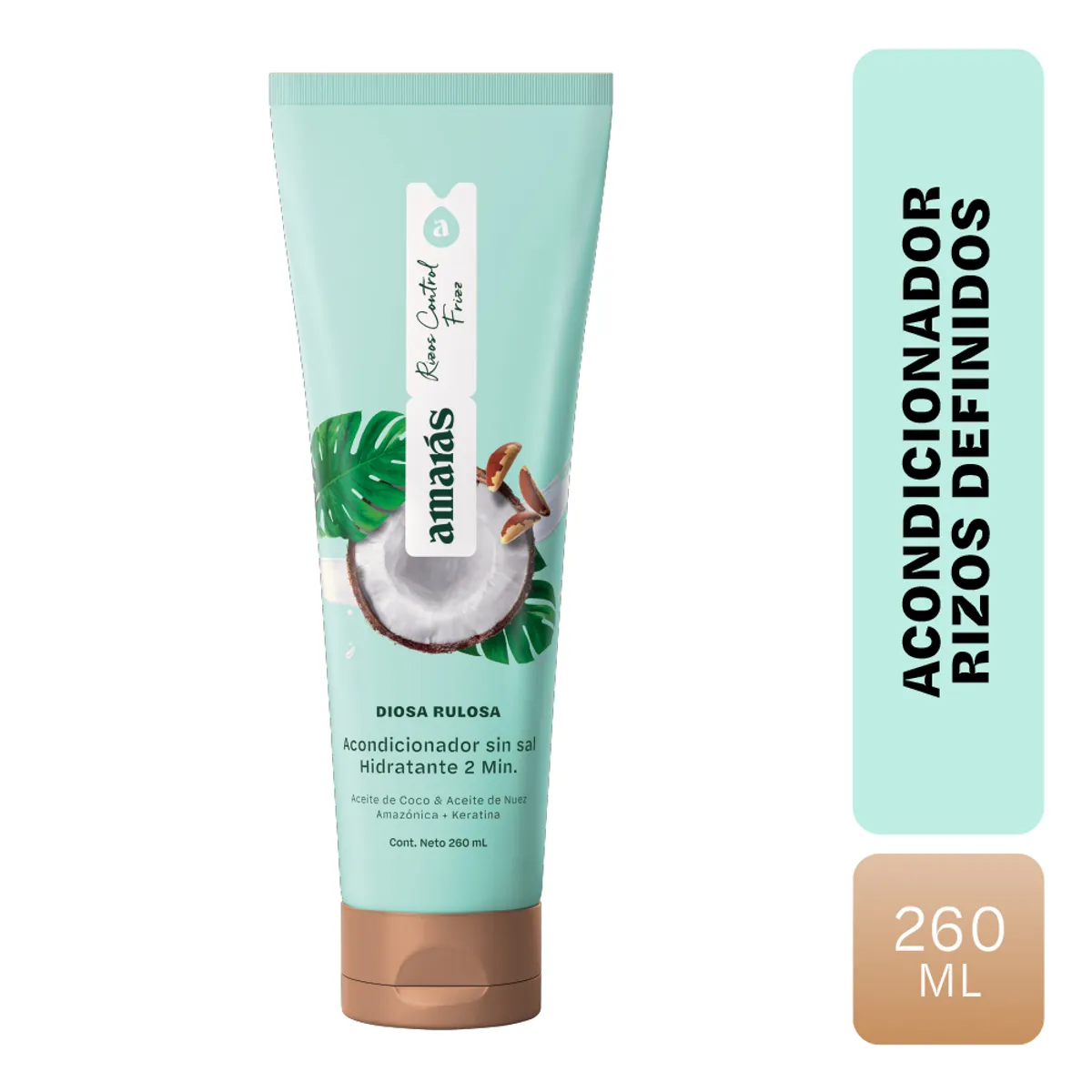 AMARAS - Acondicionador Amarás Diosa Rulosa Envase 260 mL