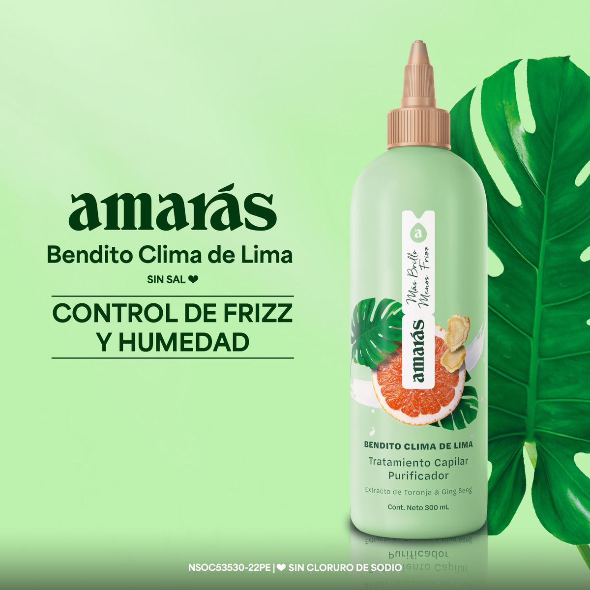 AMARAS - Tratamiento Purificador Amarás Bendito Clima de Lima Envase 300 mL