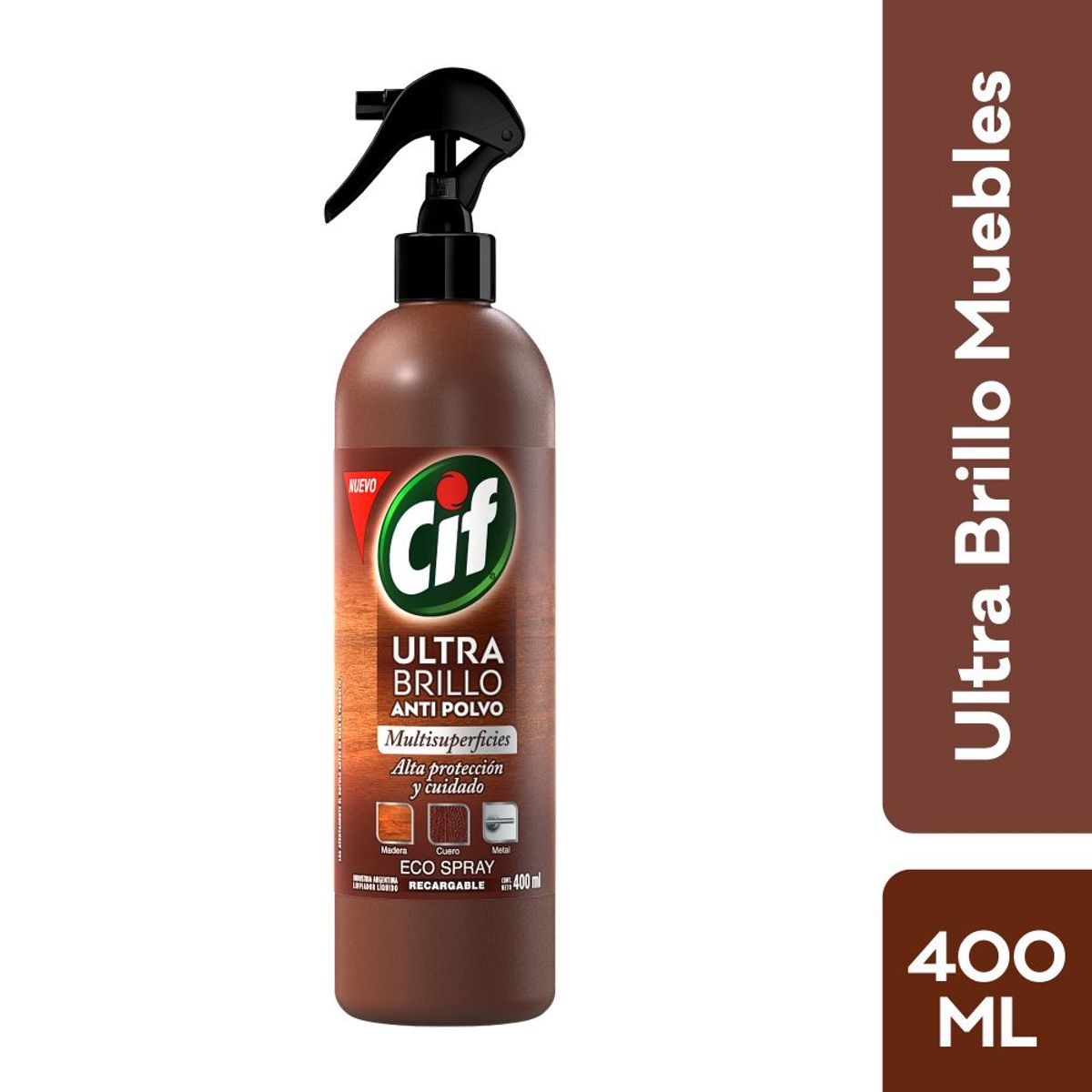 CIF - Limpiador Cif Ultra Brillo Multisuperficies Envase 400 mL